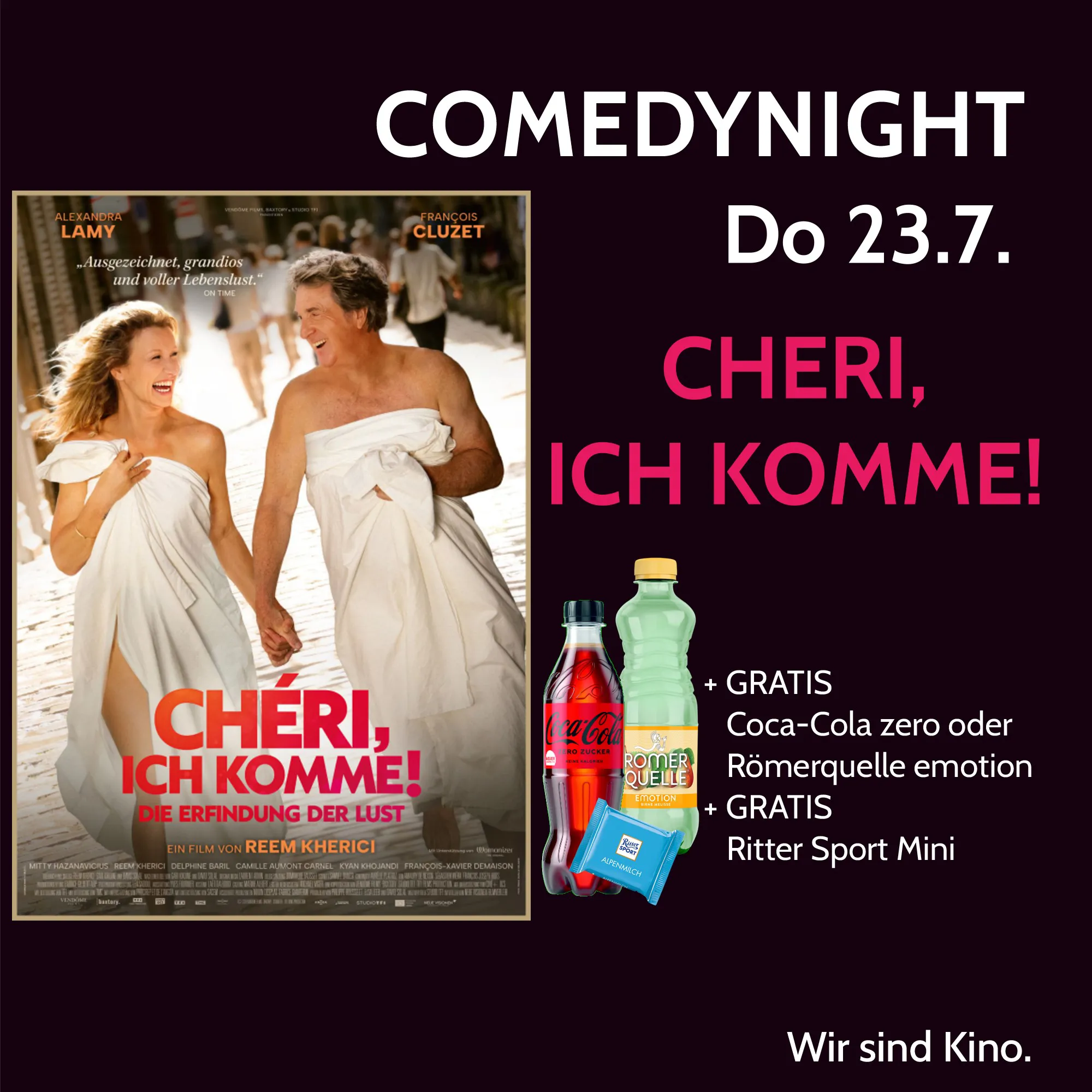ComedyNight: Cheri, ich komme! – Die Erfindung der Lust
